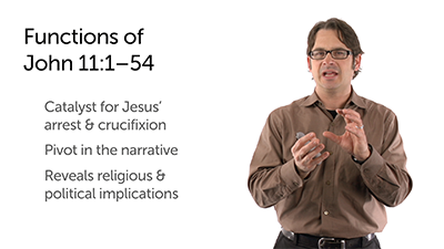 Death and Resurrection of Lazarus: Function