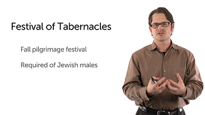 Jesus and the Festival of Tabernacles: Introduction