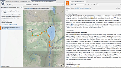 Exploring John’s Chronology with Inline Searching