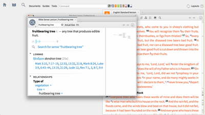 Finding References to Fruitbearing Trees in the Words of Jesus