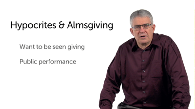 Sermon on the Mount: Almsgiving (Matt 6:1–4)