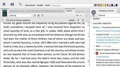 Researching Divorce in Ancient Literature with Cultural Concepts