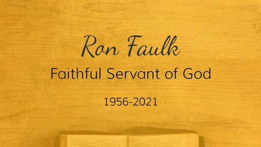 Ron Faulk Memorial Service