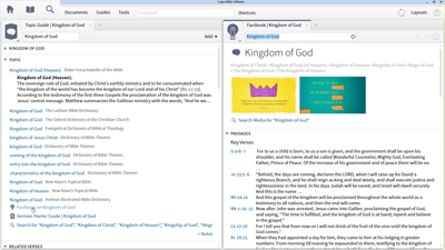 Researching the Kingdom of God with the Topic Guide