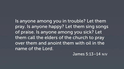Prayer for the Sick (Jas 5:13–16a)