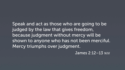 Partiality and the Poor (Jas 2:12–13)