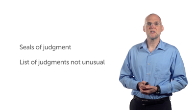 Seals of Judgment