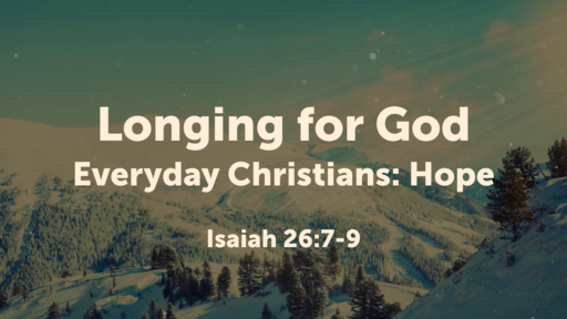 Longing for God