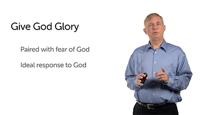 The First Message: Give Him Glory