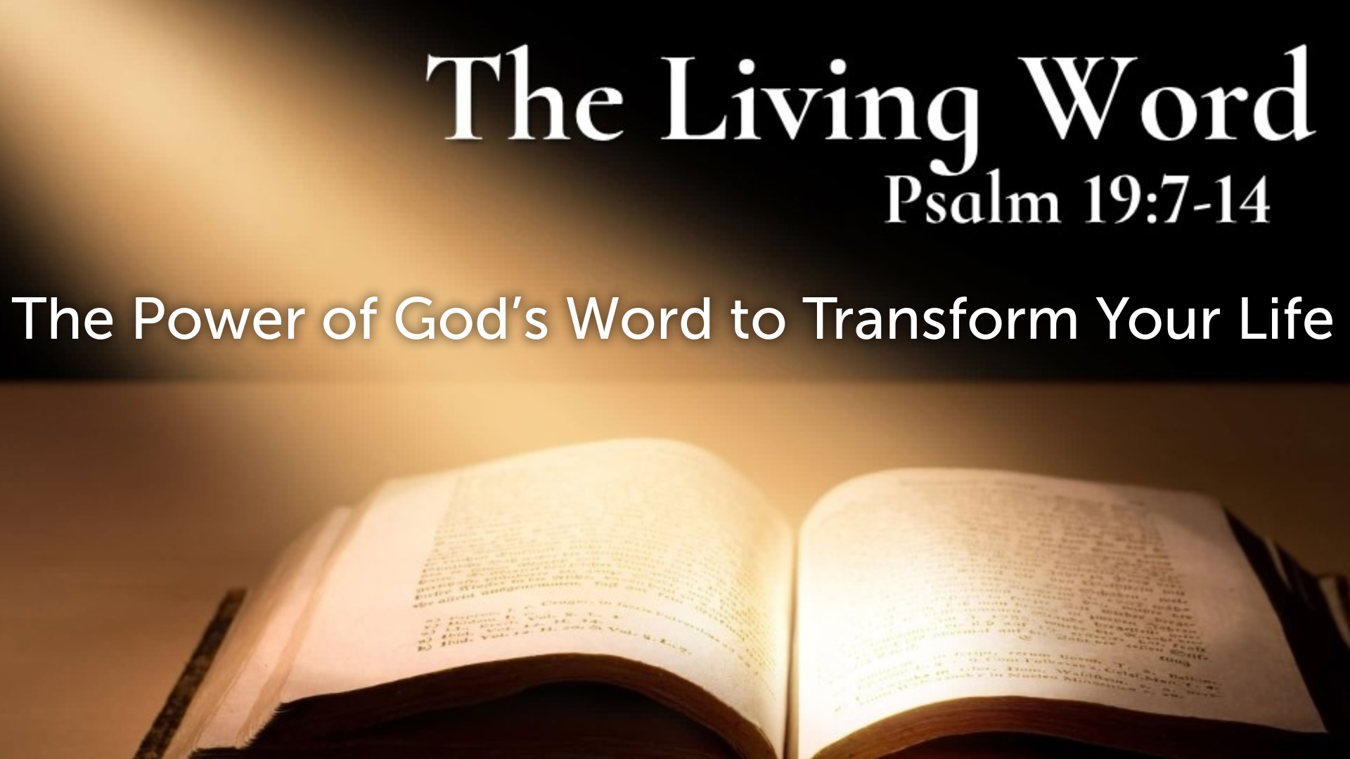 January 24, 2021 - The Power of God's Word to Transform Your Life ...