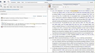 Creating and Searching a Collection of Philippians Commentaries