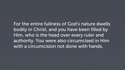 Participation in Christ (Col 2:9–12)