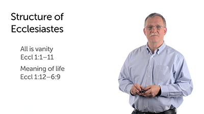 The Content and Structure of Ecclesiastes, Part 1