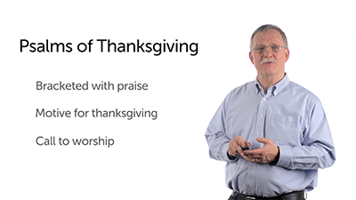 Thanksgiving in the Psalms