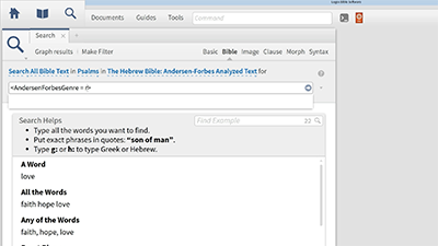Searching for Subgenre Elements within Psalms