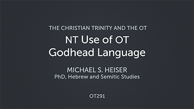 New Testament Use of Old Testament Godhead Language
