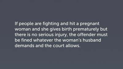 Applying Case Law: The Pregnant Woman and the Goring Ox