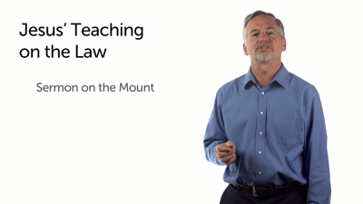 Jesus’ Teaching on the Law