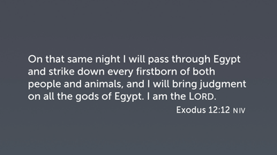 The Plagues and the Gods of Egypt