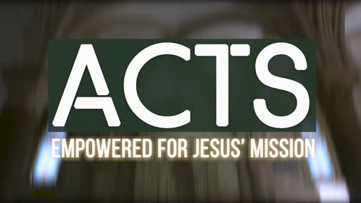 Acts: Empowered to Sacrifice