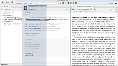 Using Favorites to Collect Key Resources on Textual Criticism
