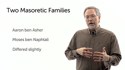 Variation in the Masoretic Tradition