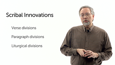 Scribal Innovations