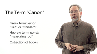 The Concept of Canon
