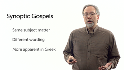 Inspiration Is Not Dictation: The Synoptic Gospels