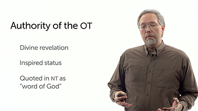 The Authority of the Old Testament