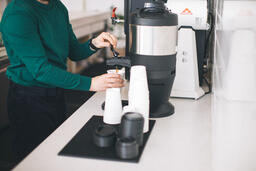 Barista Pouring Drip Coffee  image 1