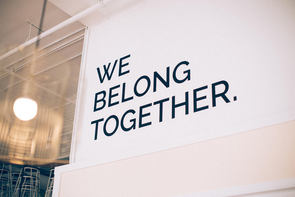 We Belong Together Sign large preview