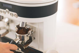Barista Preparing to Pull Shots of Espresso with a Portafilter  image 2