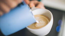 Barista Pouring Latte Art  image 3