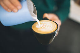 Barista Pouring Latte Art  image 3