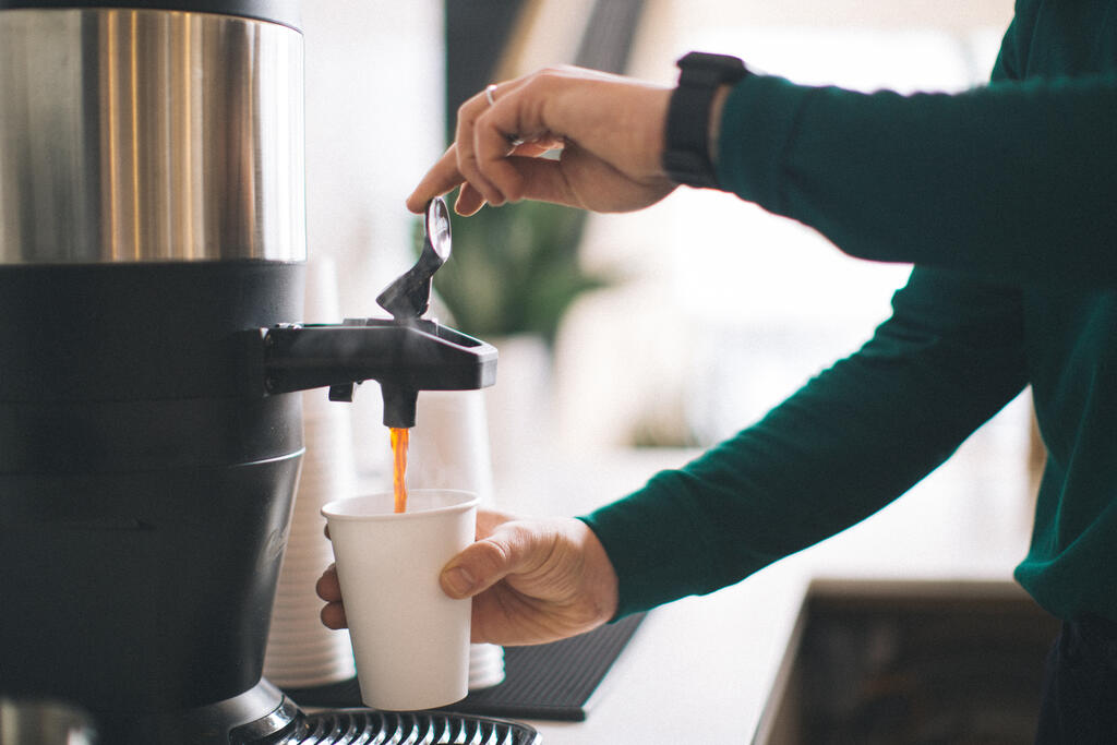 Barista Pouring Drip Coffee large preview