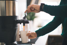 Barista Pouring Drip Coffee  image 1