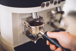 Barista Preparing to Pull Shots of Espresso with a Portafilter  image 2