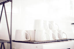 Stacked Coffee Mugs  image 1