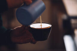 Barista Pouring Latte Art  image 1