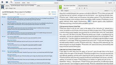 Using Speaker Data to Discover What Jesus Says about the Eye