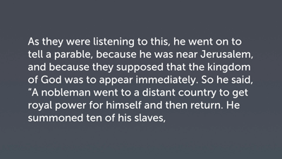 The Parable of the Pounds