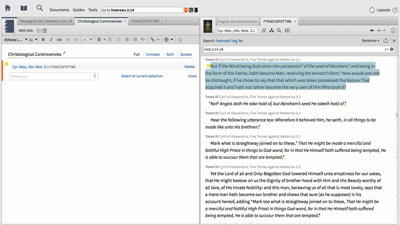 Studying the Christological Controversies Using the Ancient Literature Section