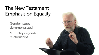 The New Testament Emphasis on Equality