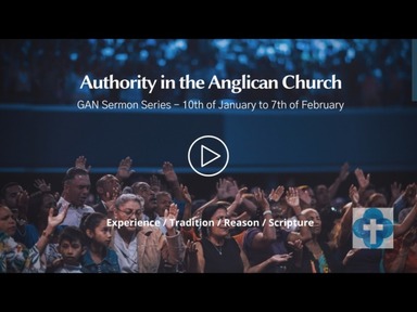 Authroity in the Anglican Church - Scripture