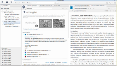 Keeping Track of Second Temple Resources with Favorites