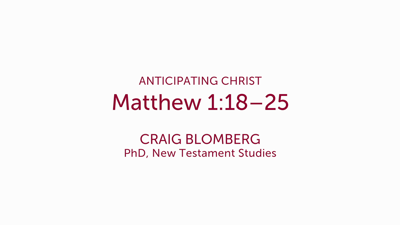 Matthew 1:18–25