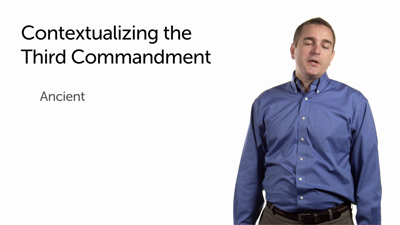 The Third Commandment as an Example of Contextualization