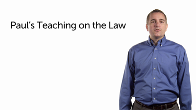Biblical Witness #3: Paul and the Law