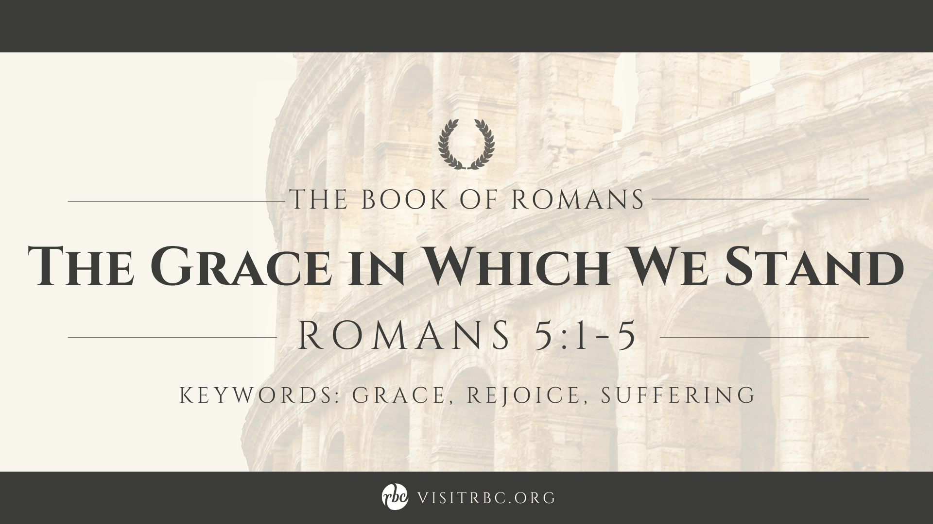 The Grace In Which We Stand - Logos Sermons